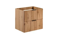 Furnidea Meuble de salle de bain suspendu sous lavabo ADEL CHÊNE 60 cm* Meuble Sous Lavabo