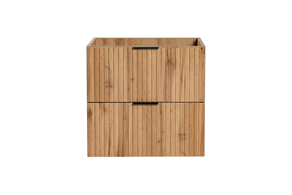 Furnidea Meuble de salle de bain suspendu sous lavabo ADEL CHÊNE 60 cm* Meuble Sous Lavabo