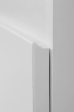Furnidea Meuble de salle de bain suspendu sous vasque MODERN blanc 80 cm* Meuble Sous Lavabo