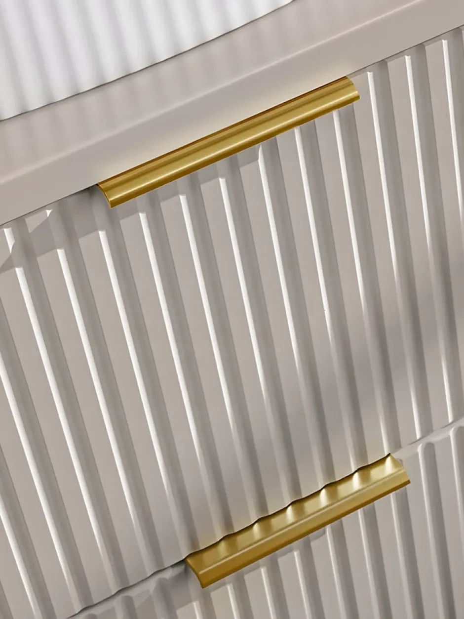 Furnidea Meuble de salle de bain suspendu sous lavabo ADEL CACHEMIRE 80 cm