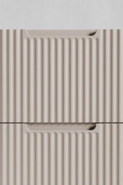 Furnidea Meuble de salle de bain suspendu sous vasque VENA cachmire 60 cm