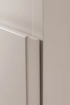 Furnidea Meuble de salle de bain suspendu sous vasque MODERN cachmire 60 cm* Meuble Sous Lavabo