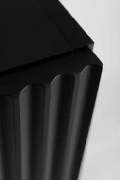 Furnidea Meuble de salle de bain suspendu sous vasque VENA noir 60 cm