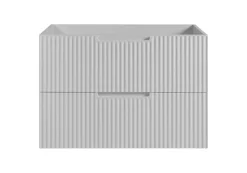 Furnidea Meuble de salle de bain suspendu sous vasque VENA blanc 80 cm* Meuble Sous Lavabo