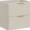 Furnidea Meuble de salle de bain suspendu sous lavabo ADEL CACHEMIRE 60 cm