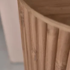Bois Dessus Bois Dessous Meuble de salle de bain suspendu en teck massif 140 cm