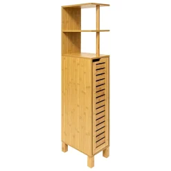 Five Simply Smart Meuble de WC en bambou SICELA - H. 120 cm* Colonne De Salle De Bains