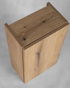 Furnidea Meuble haut de salle de bain à suspendre NOVA OAK 20 x 57 cm* Armoire De Salle De Bains