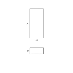 Aqa Design Meuble haut SOLMIRA rose poudré