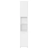 Ml-Design Meuble haute salle de bain colonne étroite de rangement blanc MDF 30x190x30 cm