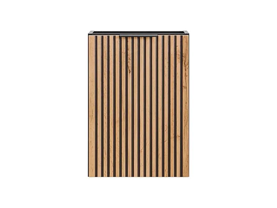 Furnidea Meuble lave main à suspendre XILO NOIR CHÊNE 40 cm