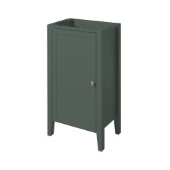 GoodHome Meuble lave mains à poser vert mat l.44 x H.80,6 x P.30 cm, Perma