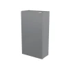 GoodHome Meuble lave mains à poser gris l.44 x H.79 x P.23 cm, Imandra