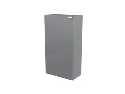 GoodHome Meuble lave mains à poser gris l.44 x H.79 x P.23 cm, Imandra