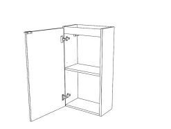 GoodHome Meuble lave mains à poser gris l.44 x H.79 x P.23 cm, Imandra