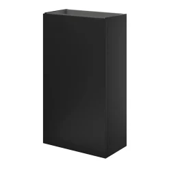 GoodHome Meuble lave mains à poser noir mat l.44 x H.79 x P.23 cm, Imandra* Lave-Mains