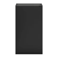 GoodHome Meuble lave mains à poser noir mat l.44 x H.79 x P.23 cm, Imandra* Lave-Mains