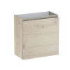 Meuble lave mains effet chêne artisan l.45 x H.44 x P.21 cm, Calao* Lave-Mains|Meuble De Salle De Bains Faible Profondeur