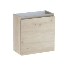 Meuble lave mains effet chêne artisan l.45 x H.44 x P.21 cm, Calao* Lave-Mains|Meuble De Salle De Bains Faible Profondeur