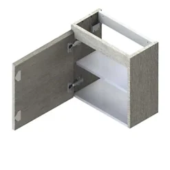 Cooke & Lewis Meuble lave mains effet chêne clair l.45 x H.44 x P.21 cm, Calao