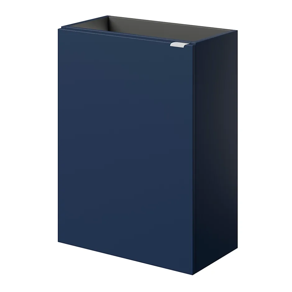 GoodHome Meuble lave mains suspendu bleu nuit mat l.44 x H.55 x P.23 cm, Imandra* Lave-Mains