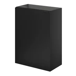 GoodHome Meuble lave mains suspendu noir mat l.44 x H.55 x P.23 cm, Imandra* Lave-Mains