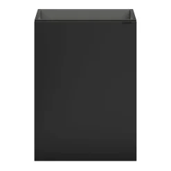 GoodHome Meuble lave mains suspendu noir mat l.44 x H.55 x P.23 cm, Imandra* Lave-Mains
