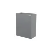 GoodHome Meuble lave mains suspendu gris l.44 x H.55 x P.23 cm Imandra, Imandra