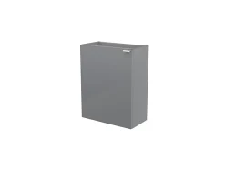 GoodHome Meuble lave mains suspendu gris l.44 x H.55 x P.23 cm Imandra, Imandra