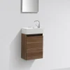 Stano Meuble lave-main salle de bain design SIENA largeur 40 cm noyer
