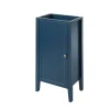 GoodHome Meuble lave-mains à poser 1 porte bleu mat l.44 x H.80 x P.30 cm, Perma* Lave-Mains