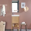 Mob-In Meuble lave-mains ATOLL avec vasque blanche + miroir* Meuble Wc