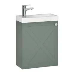 Mob-In Meuble lave-mains AVA Vert de gris* Lave-Mains
