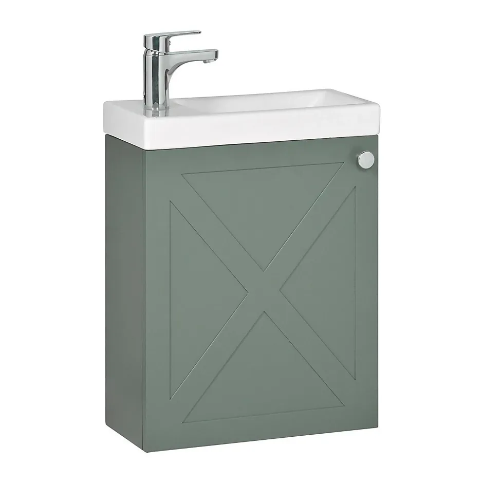 Mob-In Meuble lave-mains AVA Vert de gris* Lave-Mains