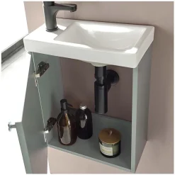 Mob-In Meuble lave-mains AVA Vert de gris* Lave-Mains