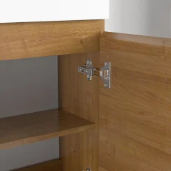 Lomazoo Meuble lave-mains chêne chaud Malibu - 40cm* Lave-Mains