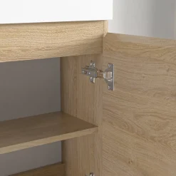 Lomazoo Meuble lave-mains chêne clair Malibu - 40cm* Lave-Mains