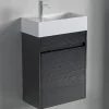 Lomazoo Meuble lave-mains chêne noir Ibiza - 40cm* Lave-Mains
