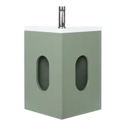 Mob-In Meuble lave-mains d'angle SKINO* Meuble Wc