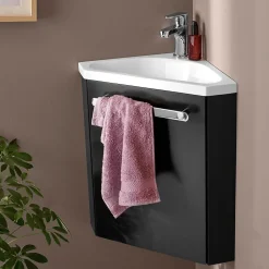 Mob-In Meuble lave-mains d'angle SKINO