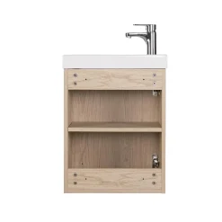 Mob-In Meuble lave-mains décor chêne FRAME* Meuble Wc
