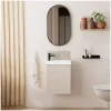 Mob-In Meuble lave-mains LISA + miroir ovale