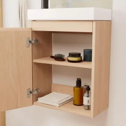 Mob-In Meuble lave-mains LISA + miroir tablette* Lave-Mains