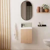 Mob-In Meuble lave-mains LISA + miroir ovale