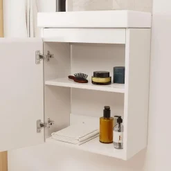 Mob-In Meuble lave-mains LISA + miroir tablette* Lave-Mains
