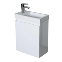 Mob-In Meuble lave-mains LISA + robinet noir* Lave-Mains