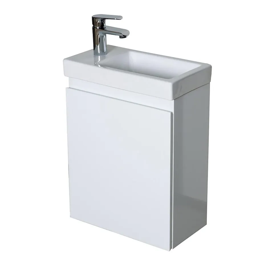 Mob-In Meuble lave-mains LISA + robinet noir* Lave-Mains