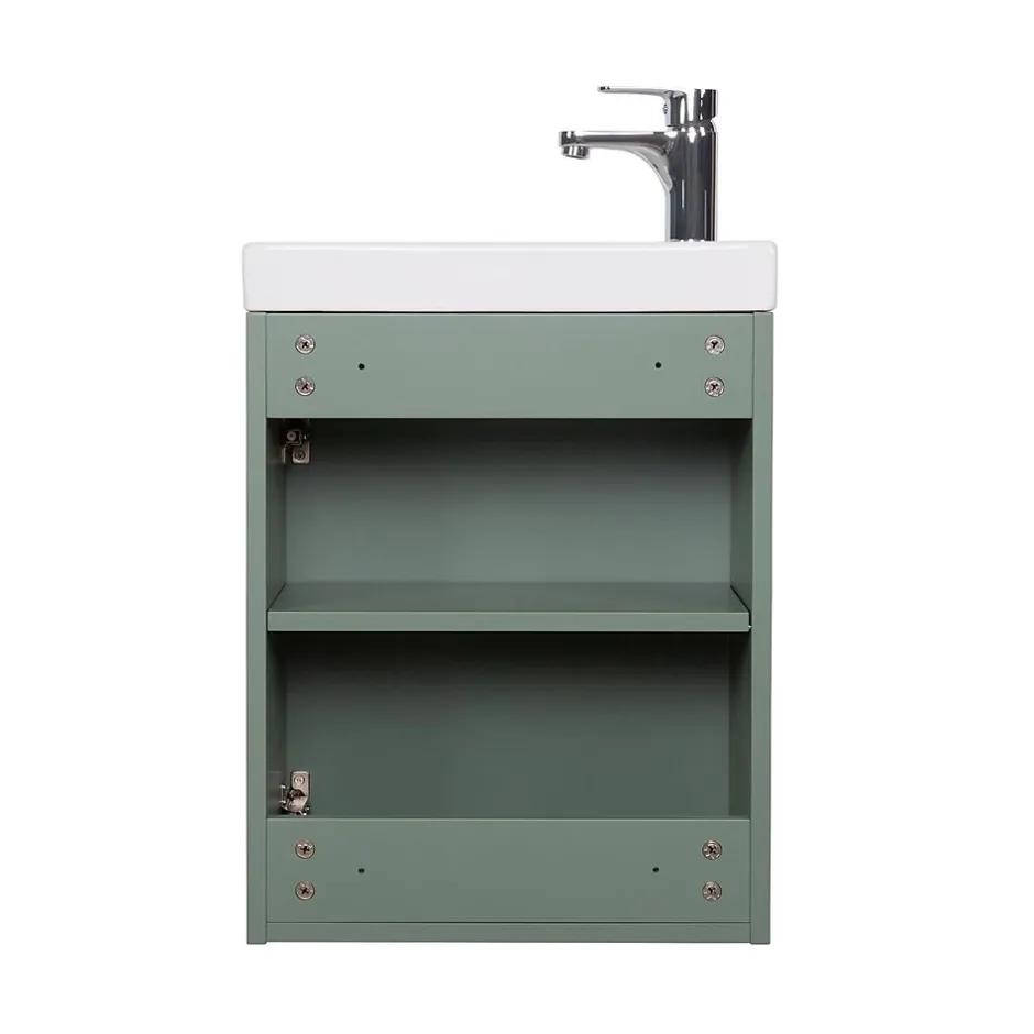 Mob-In Meuble lave-mains LISA + robinet noir* Lave-Mains