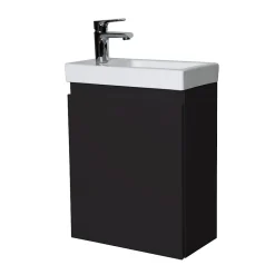 Mob-In Meuble lave-mains LISA + robinet chromé* Meuble Wc