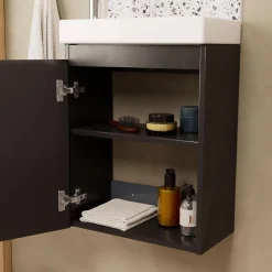 Mob-In Meuble lave-mains LISA + robinet chromé* Meuble Wc